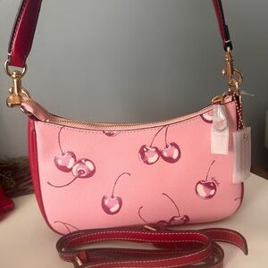 COACH Teri Shoulder Bag With Cherry Print CR290